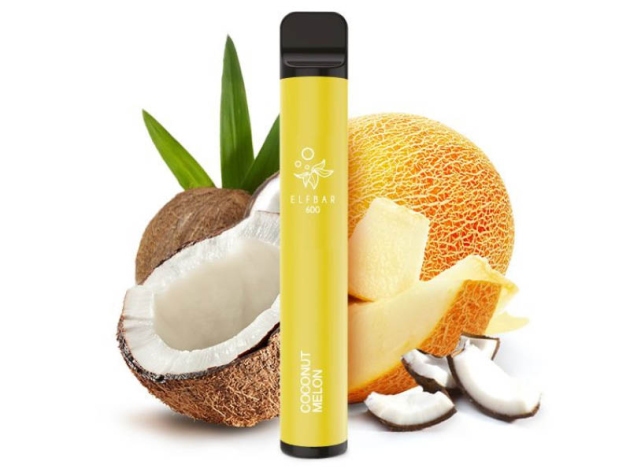 ELFBAR 600 - "Coconut Melon" (Kokos, Melone) E-Shisha - 20 mg - 600 Züge