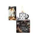 Zippo Feuerzeug - Smokey Skull Design