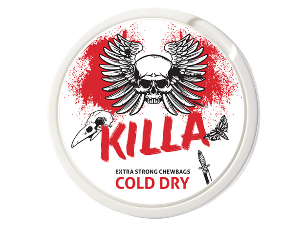 KILLA Cold Dry- extra Strong -   Kautabak in Portionsbeutel; 16 g