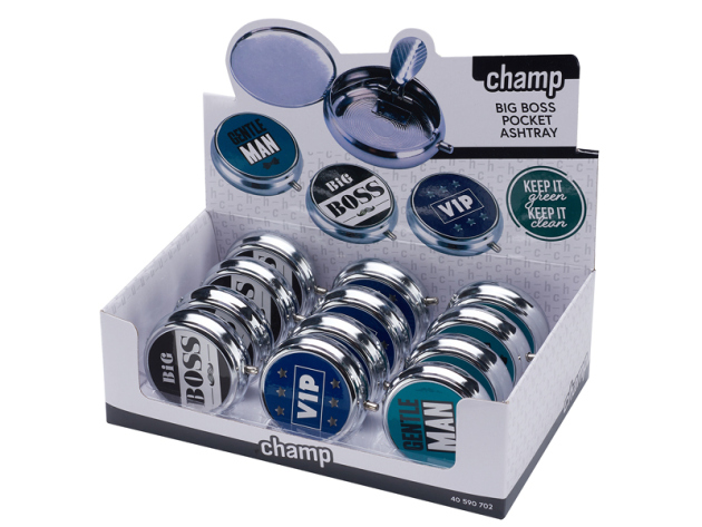 Taschenascher "Big Boss" 12er Display