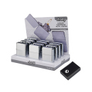 Benzinfeuerzeug "Chrome" 12er Display