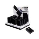 Benzinfeuerzeug "Schwarz matt" 12er...