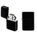 Benzinfeuerzeug "Schwarz matt" 12er Display