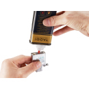 Benzinfeuerzeug "Schwarz matt" 12er Display