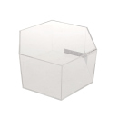 Acryldisplay "Hexagon" 19 x 9,5 cm