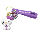 Schlüsselanhänger "Hello Kitty" 4-fach sortiert, 24 Stück + Display für 48 Anhänger