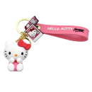 Schlüsselanhänger "Hello Kitty" 4-fach sortiert, 24 Stück + Display für 48 Anhänger