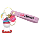 Schlüsselanhänger "Super Cute" 4-fach sortiert, 24 Stück + Display für 48 Anhänger