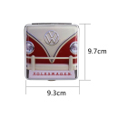 Zigarettenetui "VW Bulli" für 20 Zig., mit Gummiband, farbl. sort. 8er Display