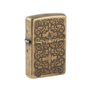 Zippo Feuerzeug - Tattoo Theme Design (Antique Brass Lustre)