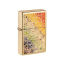 Zippo Feuerzeug - Patterns (Vintage High Polish Brass...