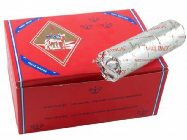 Hookah Charcoal "Three Kings", 40mm, 100 pcs