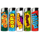 Elektrofeuerzeuge "Comic 3", 50er Display