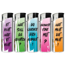 Elektrofeuerzeuge "Laache is Jesond",...