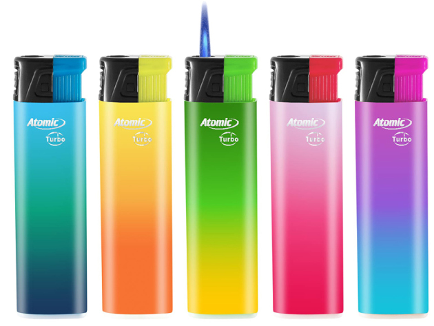 Sturmfeuerzeuge"Verlauf" 50er Display