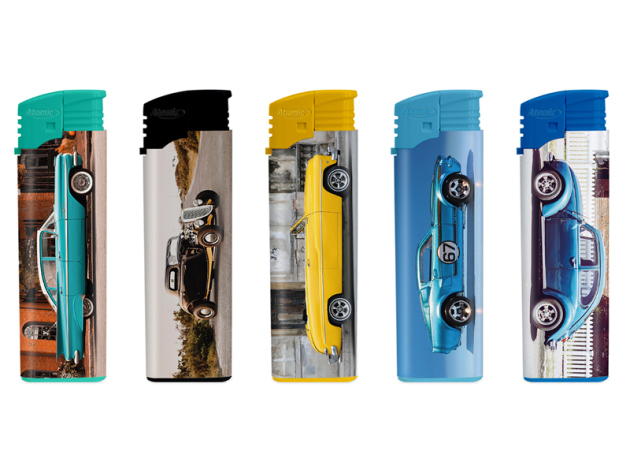 Elektrofeuerzeuge "Classic Cars" 50er Display