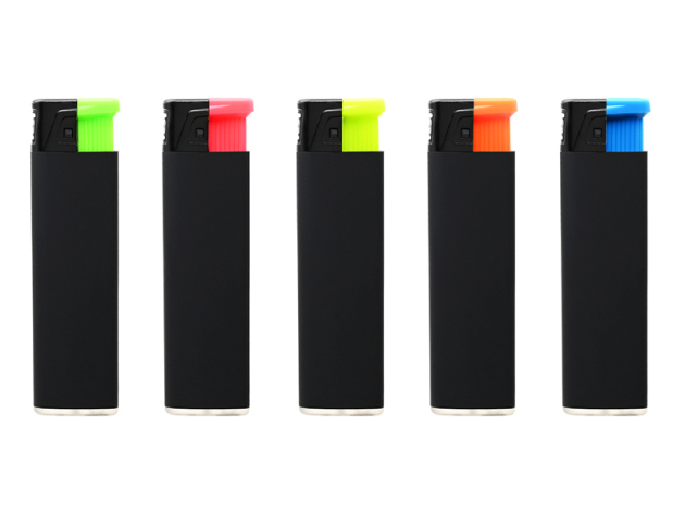 Sturmfeuerzeuge "Black Neon" 50er Display