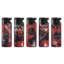 Sturmfeuerzeuge "Red Cars" 50er Display