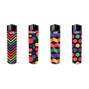 Reibradfeuerzeuge "Geometric II" 24er Display