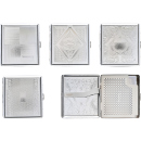 Zigarettenetui "Silber Muster" Metall, f&uuml;r...