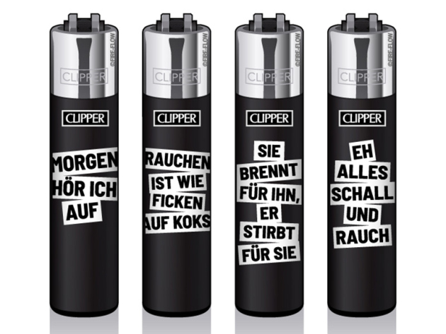 Clipper Large Sonder Edition FFX  RAUCHERSPRÜCHE #2, 48er Display