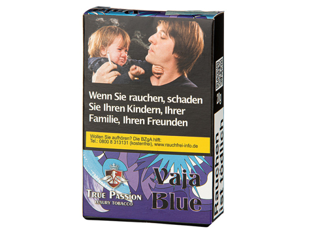 True Passion Tobacco - Vaja Blue (Blaubeere, Traube) - 20g