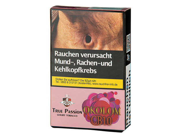 True Passion Tobacco - Okolom CB (Limette, Holunder, Cranberry) - 20g