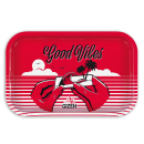 Gizeh Rolling Tray Drehunterlage Metall - "Good...