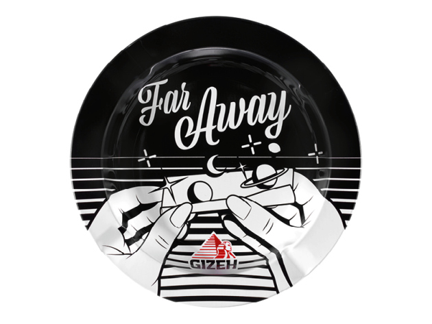 Gizeh Aschenbecher "Far away" aus Metall, Ø 13,5 cm
