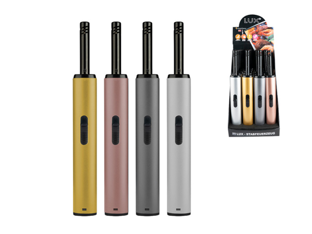 Stabfeuerzeuge Midi "BBQ metallic" 20er Display