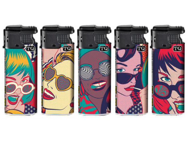 Sturmfeuerzeuge "SUN GLASSES" 50er Display, TobaliQ Turbo