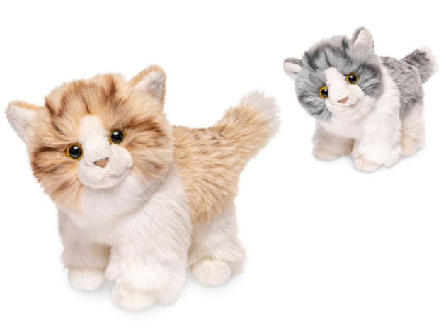 Plüsch Katze, 18 cm, 2-fach sortiert, einzeln