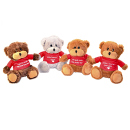 Plüsch Bär sitzend, 20 cm Höhe; 4-fach...