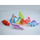 Pl&uuml;sch Dinosaurier, ca. 15 - 25 cm; 8-fach...
