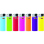 BIC Maxi Electronic Lighters "Neutral", 50p Display