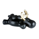 Aschenbecher "Elch" schwarz, 18 x 11,5...