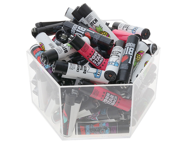 Aktion 96 Stück Clipper Large MIX + Acrylschütte "Hexagon" GRATIS