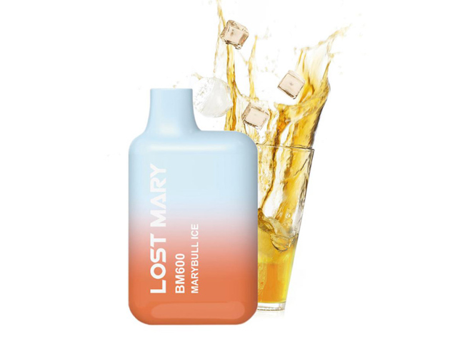 Lost Mary BM600 "Marygy Ice" (Energy, Eis) E-Shisha - 20mg - ca. 600 Züge