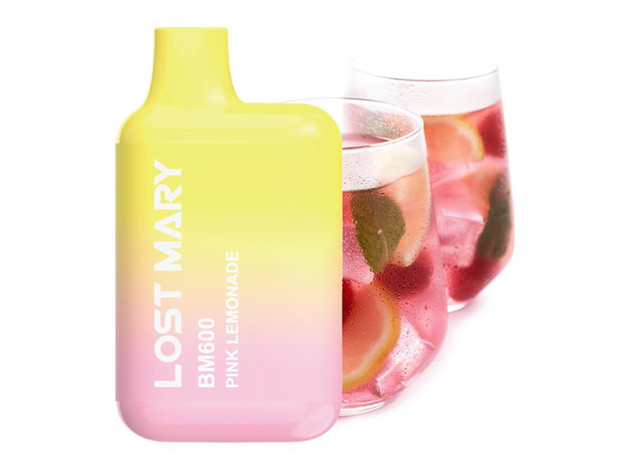 Lost Mary BM600 "Pink Lemonade" (Pinke Limonade) E-Shisha - 20mg - ca. 600 Züge