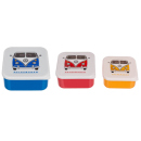 Brotdosen 3er Set, VW T1 Bus, UVP: 10,99 Euro