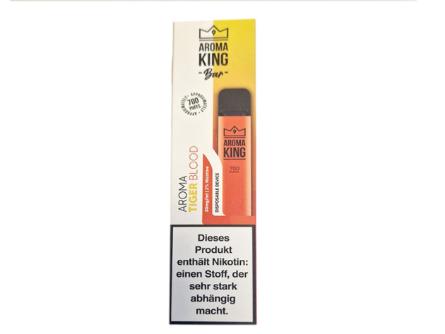 Aroma King - "Tiger Blood/ Energy " (Energy) - E-Shisha - Nikotinsalz 20mg - 700 Züge