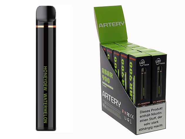 Artery ABAR-900 "HONEYDEW WATERMELON" (Wassermelone, Honig) - E-Shisha - 20 mg - 600 Züge