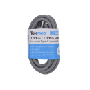 Tekmee Ladekabel USB-C auf USB-C, 1m, lose