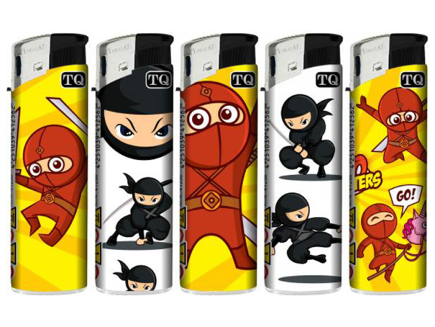 Elektrofeuerzeuge "Ninja" TobaliQ ; 50er Display