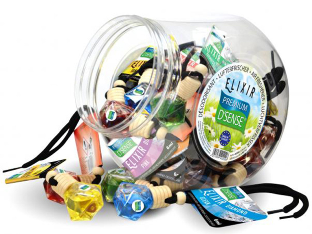 Premium DSense Lufterfrischer "Elixir Diamond" Mix-Box á 6ml; 30 Stück im Glas