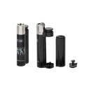 STAX Stash Lighter Reibradfeuerzeuge mit Versteck, 40er Display, "Astrodisco"