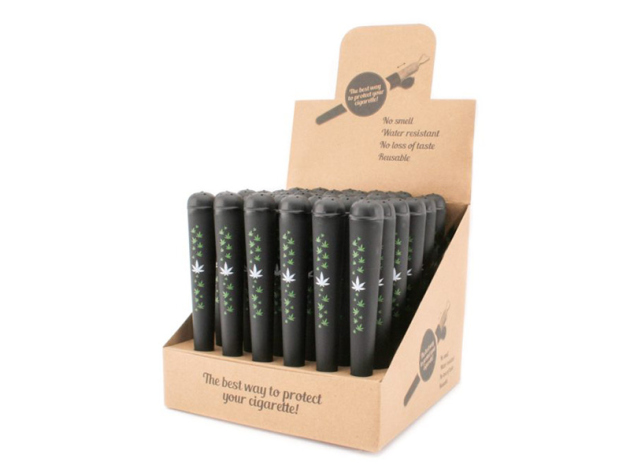 Joint Tubes Hüllen "Amsterdam Leaves" Schwarz; 36er Display