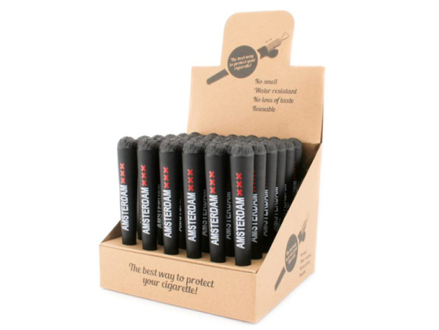 Joint Tubes Hüllen "Amsterdam xxx" Schwarz; 36er Display