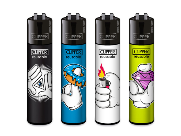 Clipper Large CARTOON HANDS #3, 48er Display