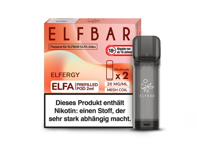 ELFBAR ELFA Prefilled Pod - Elfergy-Elfstorm (Energy Getränk) - 20mg - 2er Set